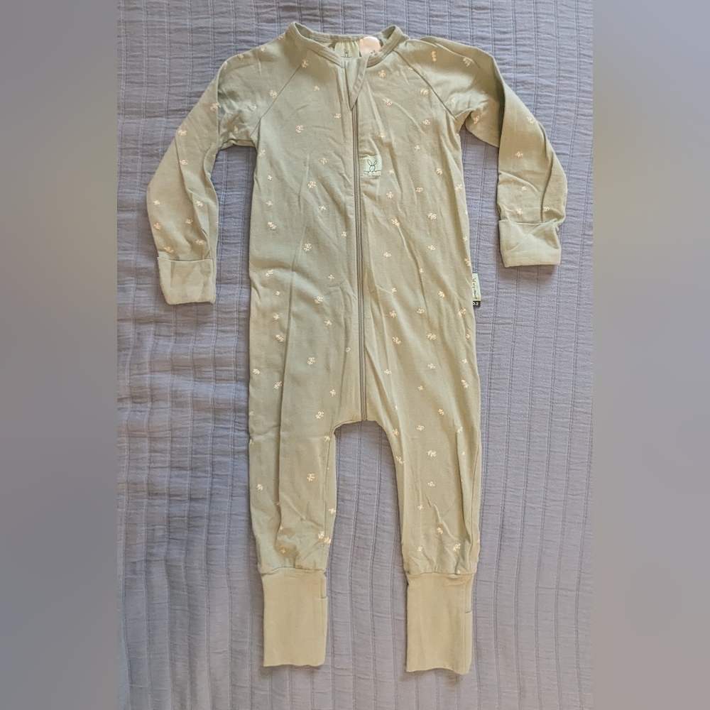 Long Sleeve Organic Cotton Romper 2T
